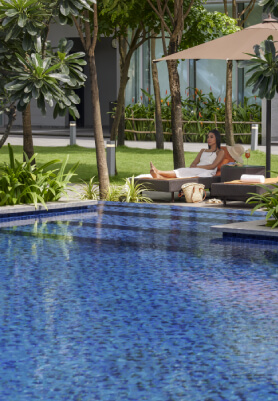 Oregano Life property swimming pool amenities